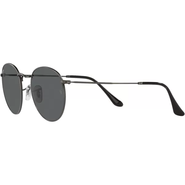 RayBan Rb3447 Round Metal SunglassesAntique GunmetalDark Grey