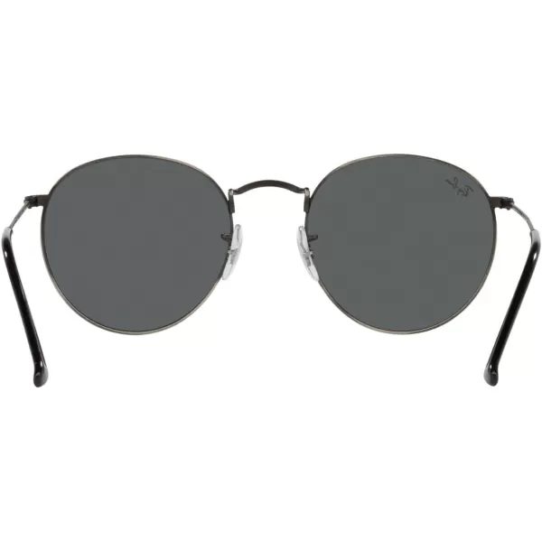 RayBan Rb3447 Round Metal SunglassesAntique GunmetalDark Grey