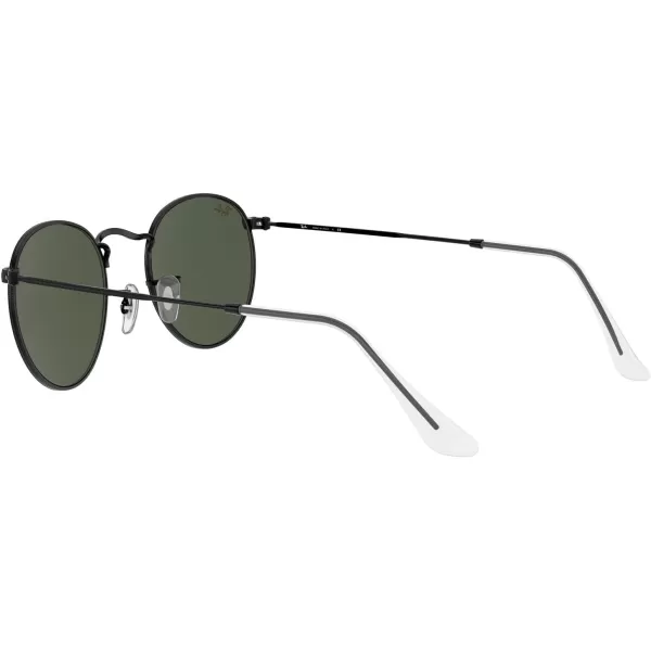 RayBan Rb3447 Round Metal SunglassesBlackG15 Green