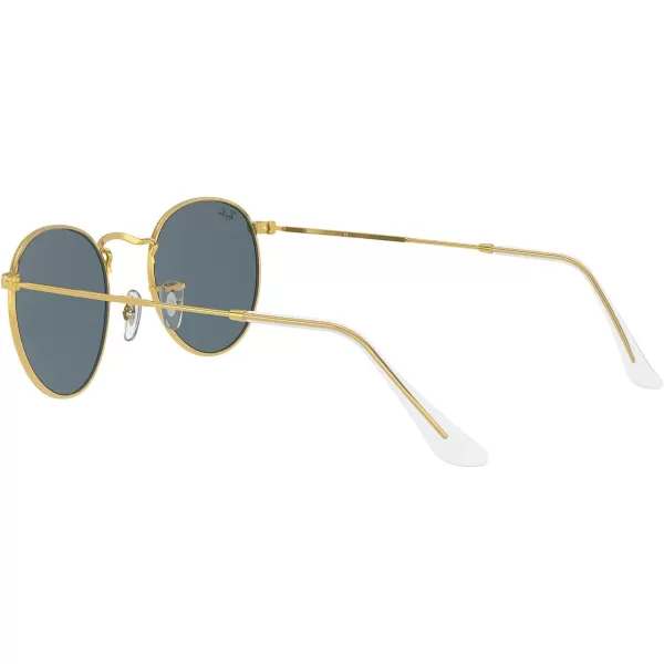 RayBan Rb3447 Round Metal SunglassesLegend GoldBlue