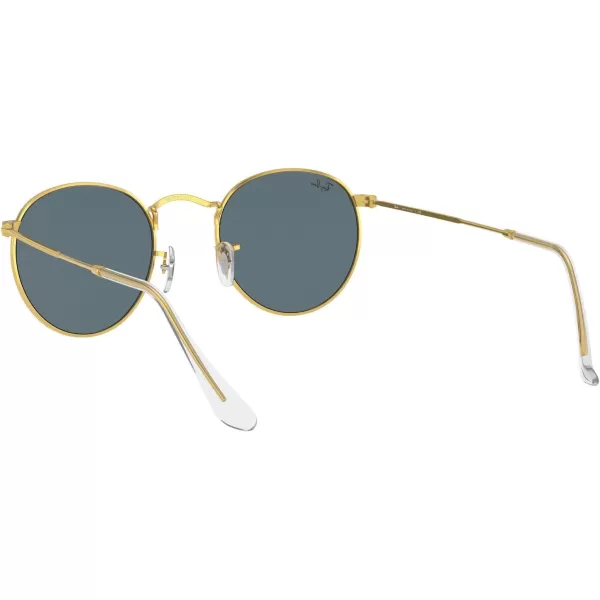 RayBan Rb3447 Round Metal SunglassesLegend GoldBlue