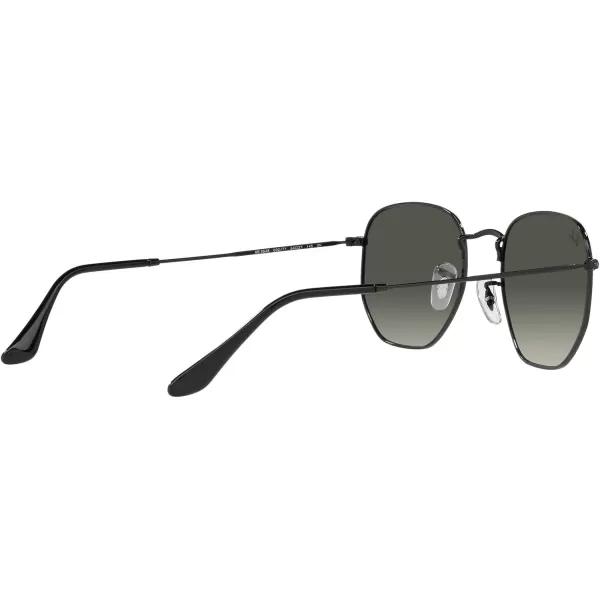 RayBan Rb3548 Hexagonal SunglassesBlackGrey Gradient