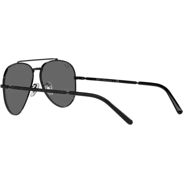 RayBan Rb3625 New Aviator Pilot SunglassesBlackDark Grey