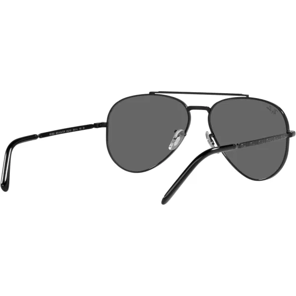 RayBan Rb3625 New Aviator Pilot SunglassesBlackDark Grey