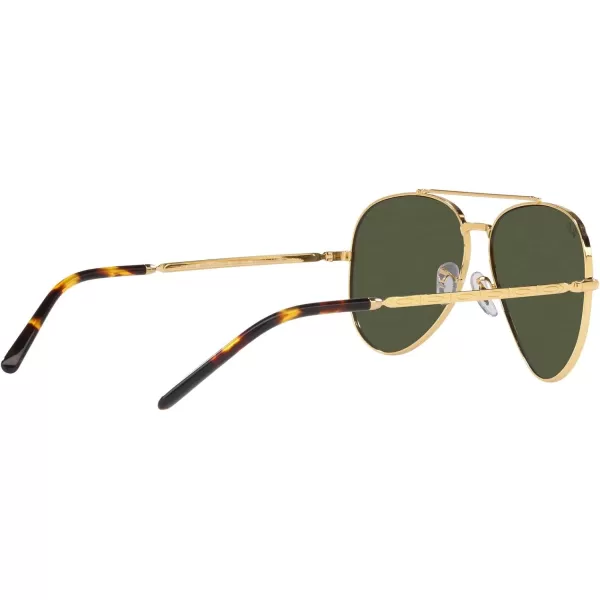 RayBan Rb3625 New Aviator Pilot SunglassesLegend GoldGreen