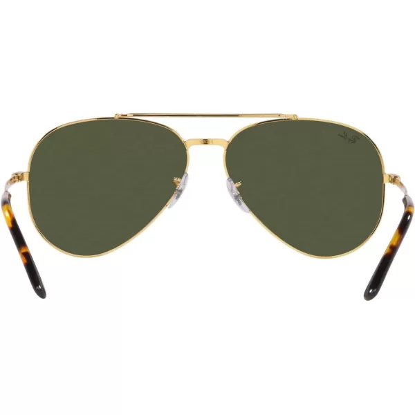 RayBan Rb3625 New Aviator Pilot SunglassesLegend GoldGreen