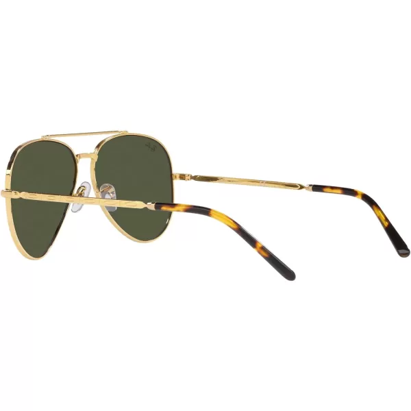 RayBan Rb3625 New Aviator Pilot SunglassesLegend GoldGreen