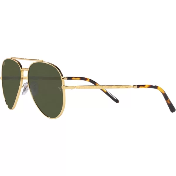 RayBan Rb3625 New Aviator Pilot SunglassesLegend GoldGreen