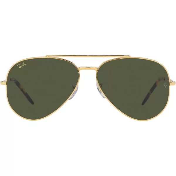 RayBan Rb3625 New Aviator Pilot SunglassesLegend GoldGreen