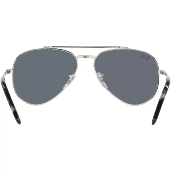 RayBan Rb3625 New Aviator Pilot SunglassesSilverBlue