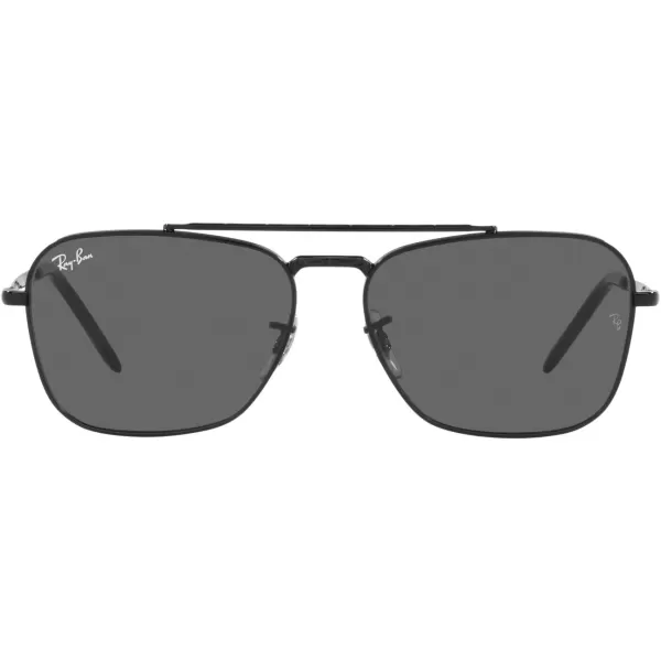 RayBan Rb3636 New Caravan Square SunglassesBlackDark Grey