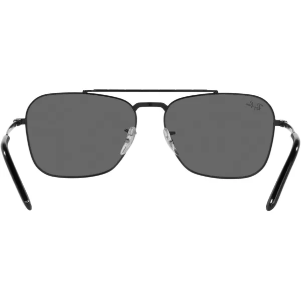 RayBan Rb3636 New Caravan Square SunglassesBlackDark Grey