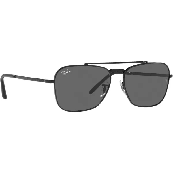 RayBan Rb3636 New Caravan Square SunglassesBlackDark Grey