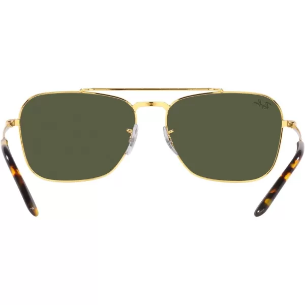 RayBan Rb3636 New Caravan Square SunglassesLegend GoldGreen