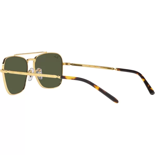 RayBan Rb3636 New Caravan Square SunglassesLegend GoldGreen