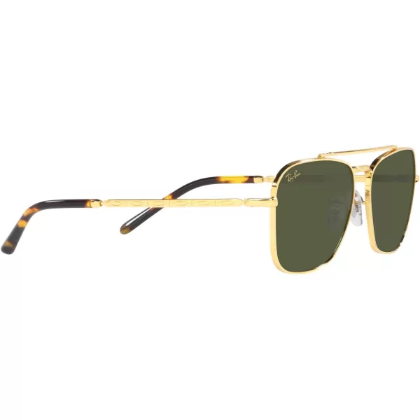 RayBan Rb3636 New Caravan Square SunglassesLegend GoldGreen