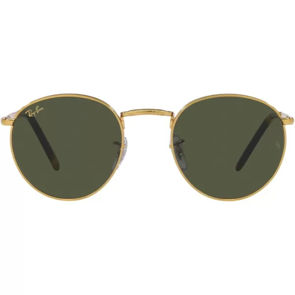 RayBan Rb3637 New Round SunglassesLegend GoldGreen