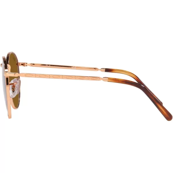 RayBan Rb3637 New Round SunglassesRose GoldBrown