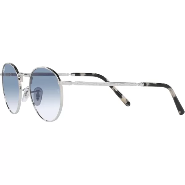 RayBan Rb3637 New Round SunglassesSilverClear Gradient Blue