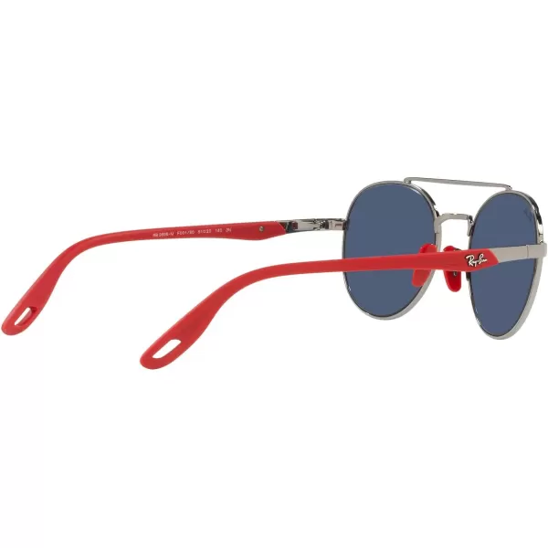 RayBan Rb3696m Scuderia Ferrari Collection Round SunglassesGunmetalDark Blue