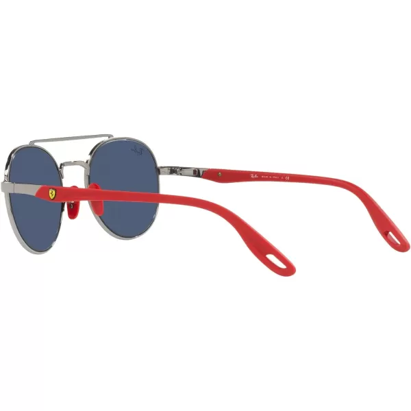 RayBan Rb3696m Scuderia Ferrari Collection Round SunglassesGunmetalDark Blue