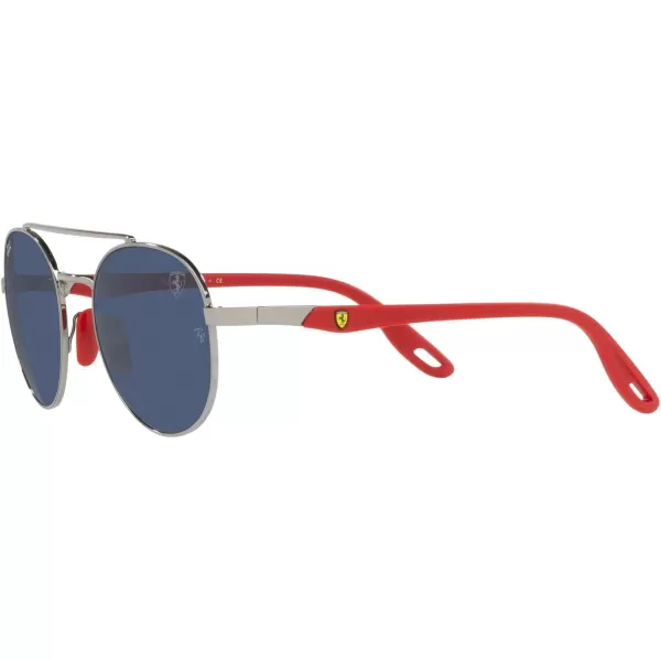 RayBan Rb3696m Scuderia Ferrari Collection Round SunglassesGunmetalDark Blue