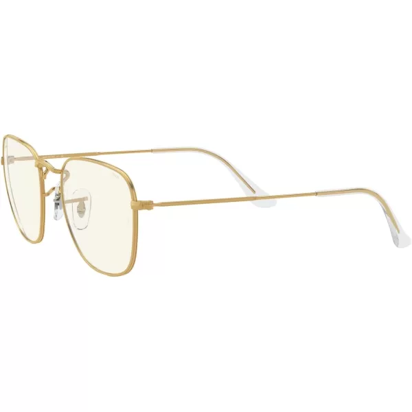 RayBan Rb3857 Frank Square SunglassesLegend GoldClear to Grey Photochromic Blue Light Filtering