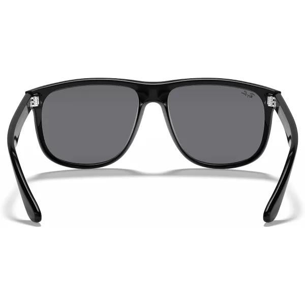 RayBan Rb4147 Boyfriend Square SunglassesBlackDark Grey