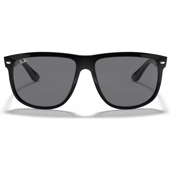 RayBan Rb4147 Boyfriend Square SunglassesBlackDark Grey