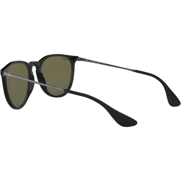 RayBan Rb4171 Erika Round SunglassesBlackBlue Flash