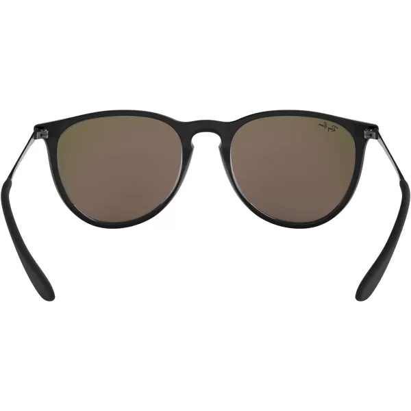 RayBan Rb4171 Erika Round SunglassesBlackBlue Flash