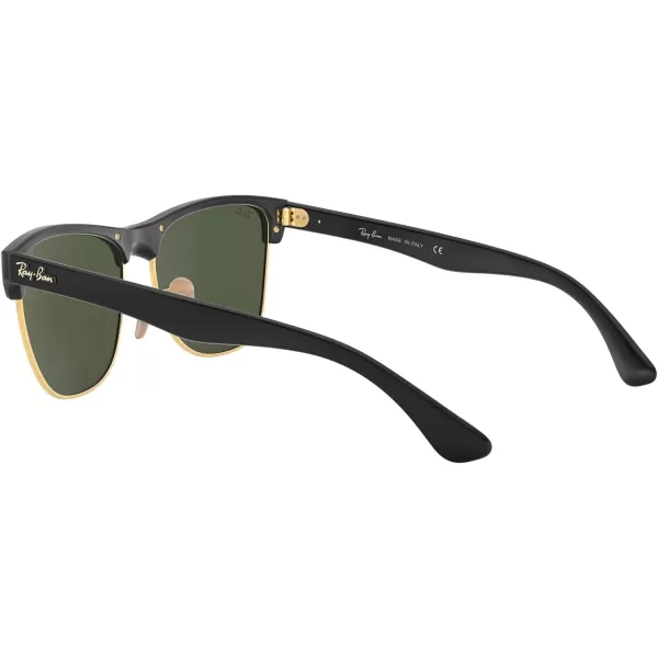 RayBan Rb4175 Clubmaster Oversized Square SunglassesDemi Gloss Black on GoldG15 Green