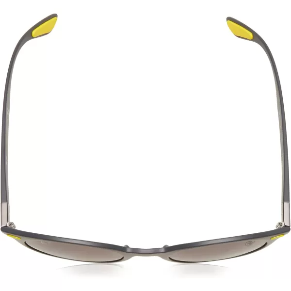 RayBan Rb4296m Scuderia Ferrari Collection Round SunglassesMatte GreyGrey Gradient Dark Grey