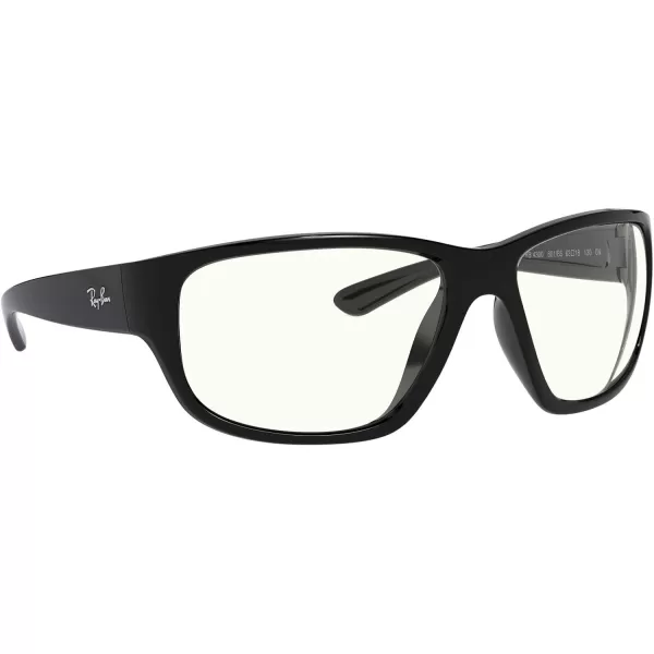 RayBan Rb4300 Square Sunglasses BlackClear 63 mmRayBan Rb4300 Square Sunglasses BlackClear 63 mm