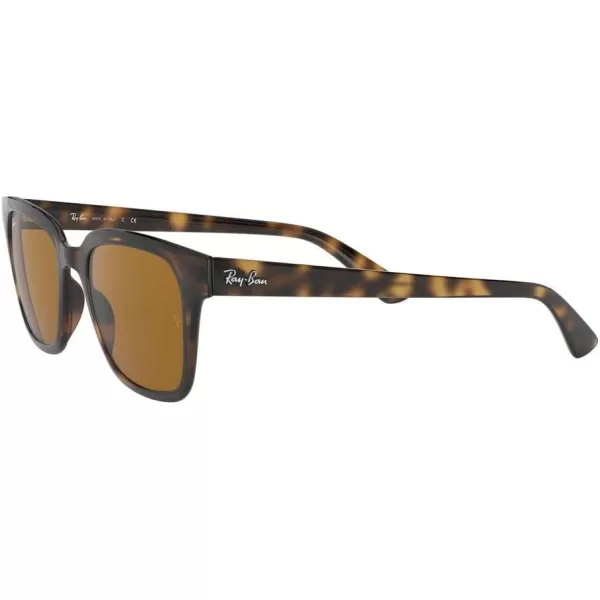 RayBan Rb4323 Square SunglassesLight HavanaB15 Brown