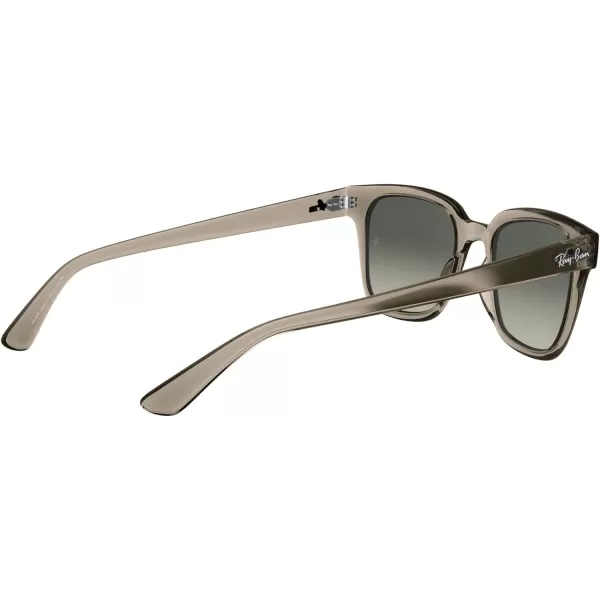 RayBan Rb4323 Square SunglassesTransparent GreyLight Grey Gradient Dark Grey