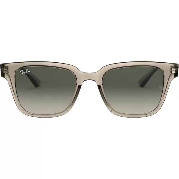 RayBan Rb4323 Square SunglassesTransparent GreyLight Grey Gradient Dark Grey