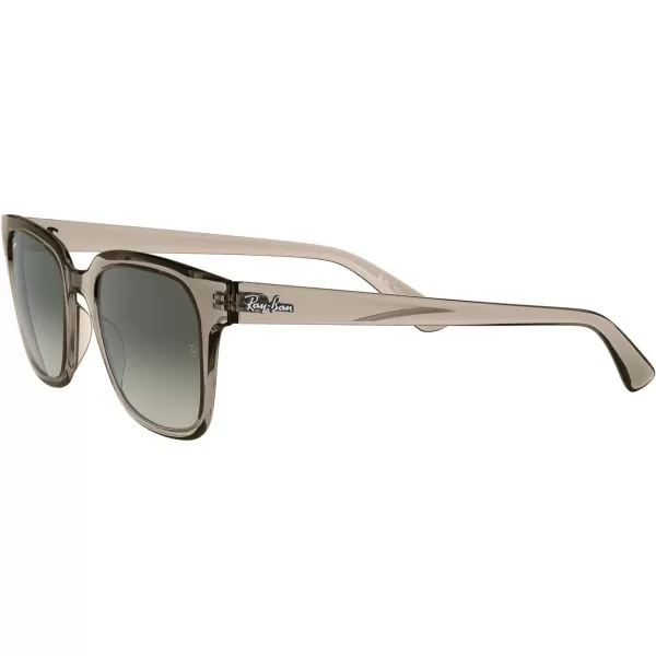 RayBan Rb4323 Square SunglassesTransparent GreyLight Grey Gradient Dark Grey