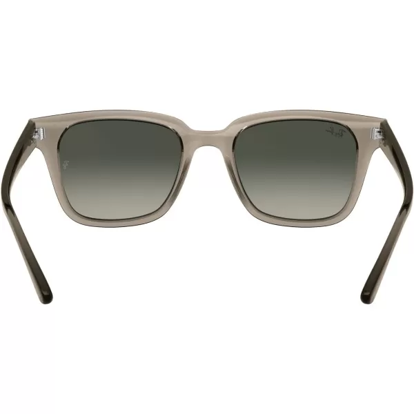 RayBan Rb4323 Square SunglassesTransparent GreyLight Grey Gradient Dark Grey