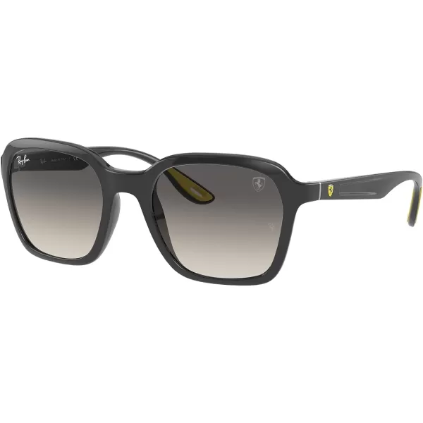 RayBan Rb4343m Scuderia Ferrari Collection Square SunglassesGreyGrey Gradient Dark Grey