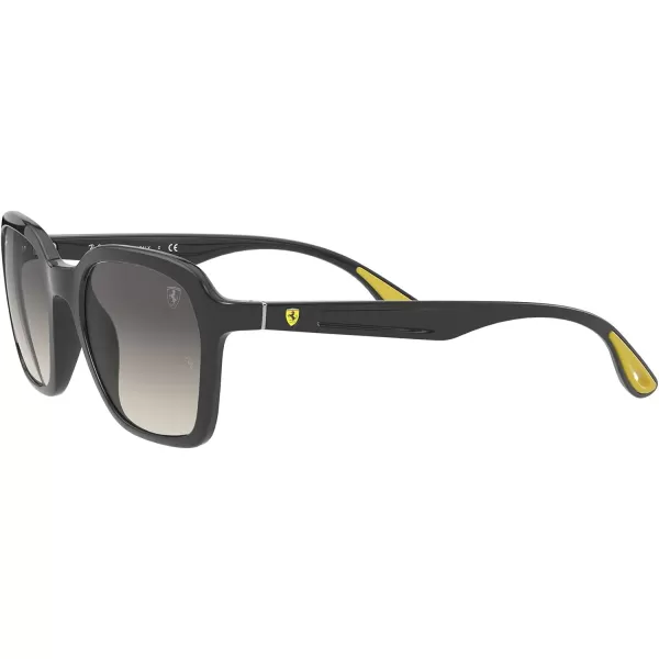 RayBan Rb4343m Scuderia Ferrari Collection Square SunglassesGreyGrey Gradient Dark Grey