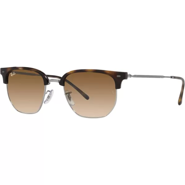 RayBan Rb4416 New Clubmaster Square SunglassesHavana on GunmetalClear Brown Gradient