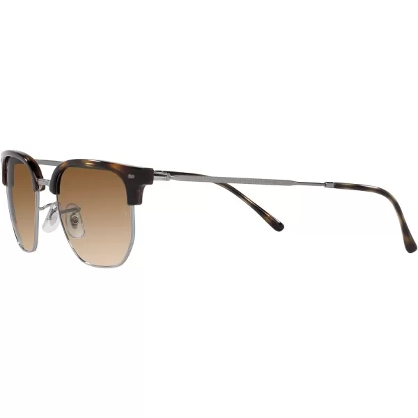 RayBan Rb4416 New Clubmaster Square SunglassesHavana on GunmetalClear Brown Gradient