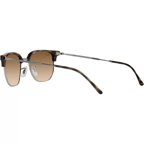 RayBan Rb4416 New Clubmaster Square SunglassesHavana on GunmetalClear Brown Gradient