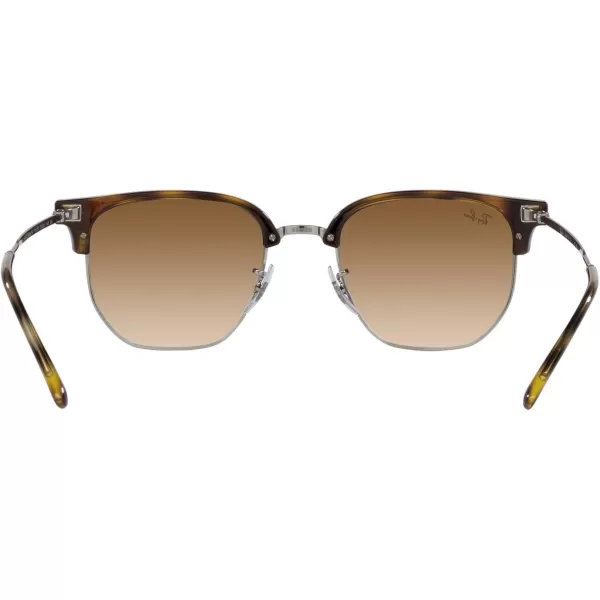 RayBan Rb4416 New Clubmaster Square SunglassesHavana on GunmetalClear Brown Gradient