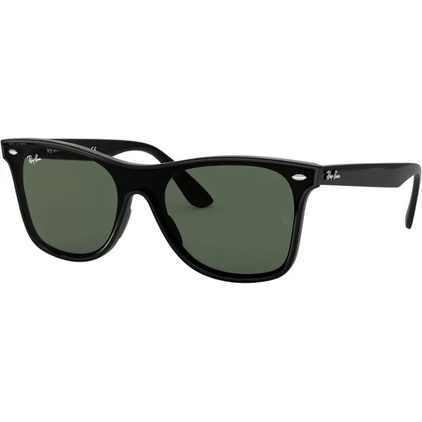 RayBan Rb4440n Blaze Wayfarer Square SunglassesBlackDark Green