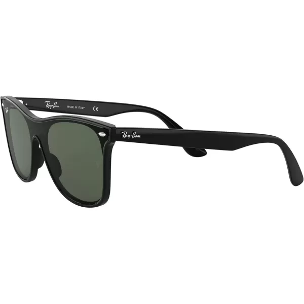 RayBan Rb4440n Blaze Wayfarer Square SunglassesBlackDark Green