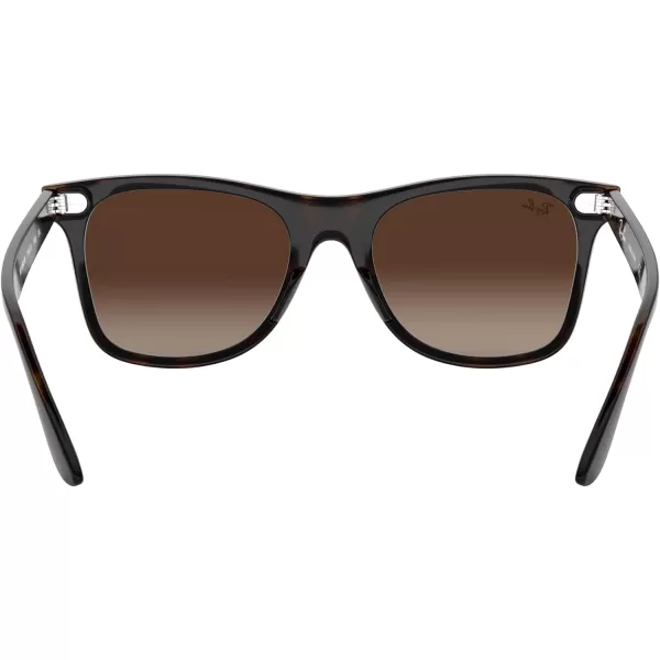 RayBan Rb4440n Blaze Wayfarer Square SunglassesLight HavanaBrown Gradient Dark Brown