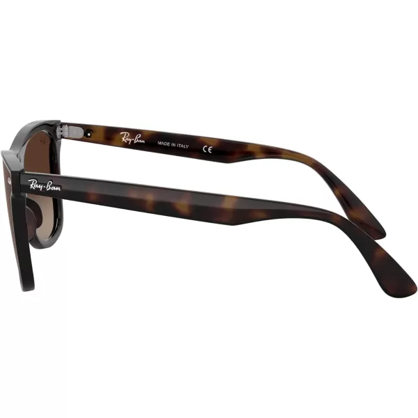 RayBan Rb4440n Blaze Wayfarer Square SunglassesLight HavanaBrown Gradient Dark Brown