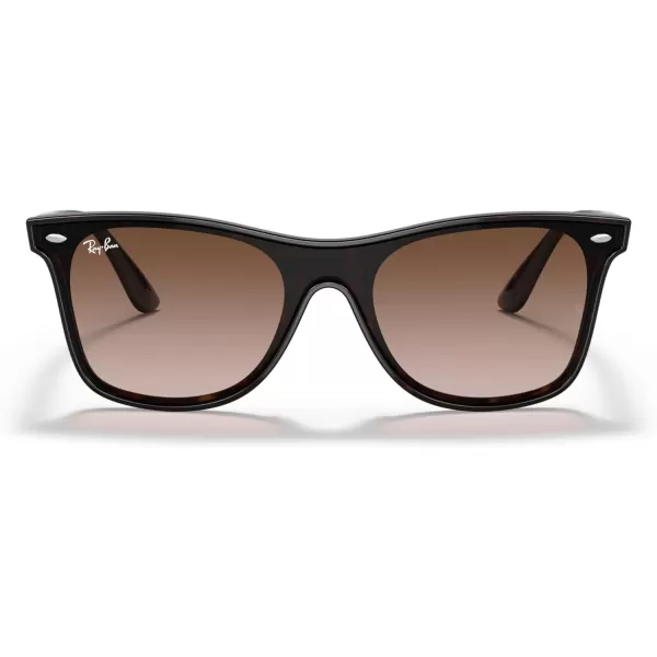 RayBan Rb4440n Blaze Wayfarer Square SunglassesLight HavanaBrown Gradient Dark Brown